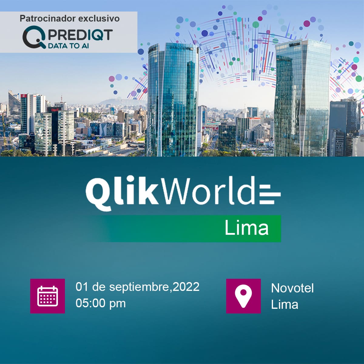 Forme parte del QlikWorld Tour Lima Analítica que desencadena acción